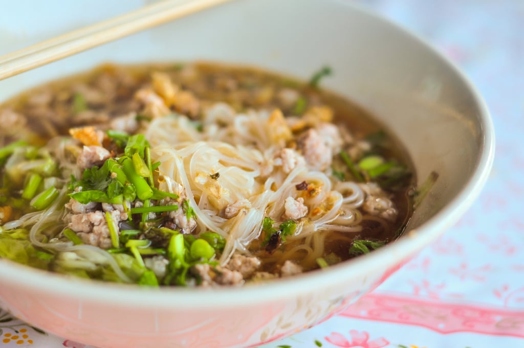 Thai Suppe mit Glasnudeln Rezept